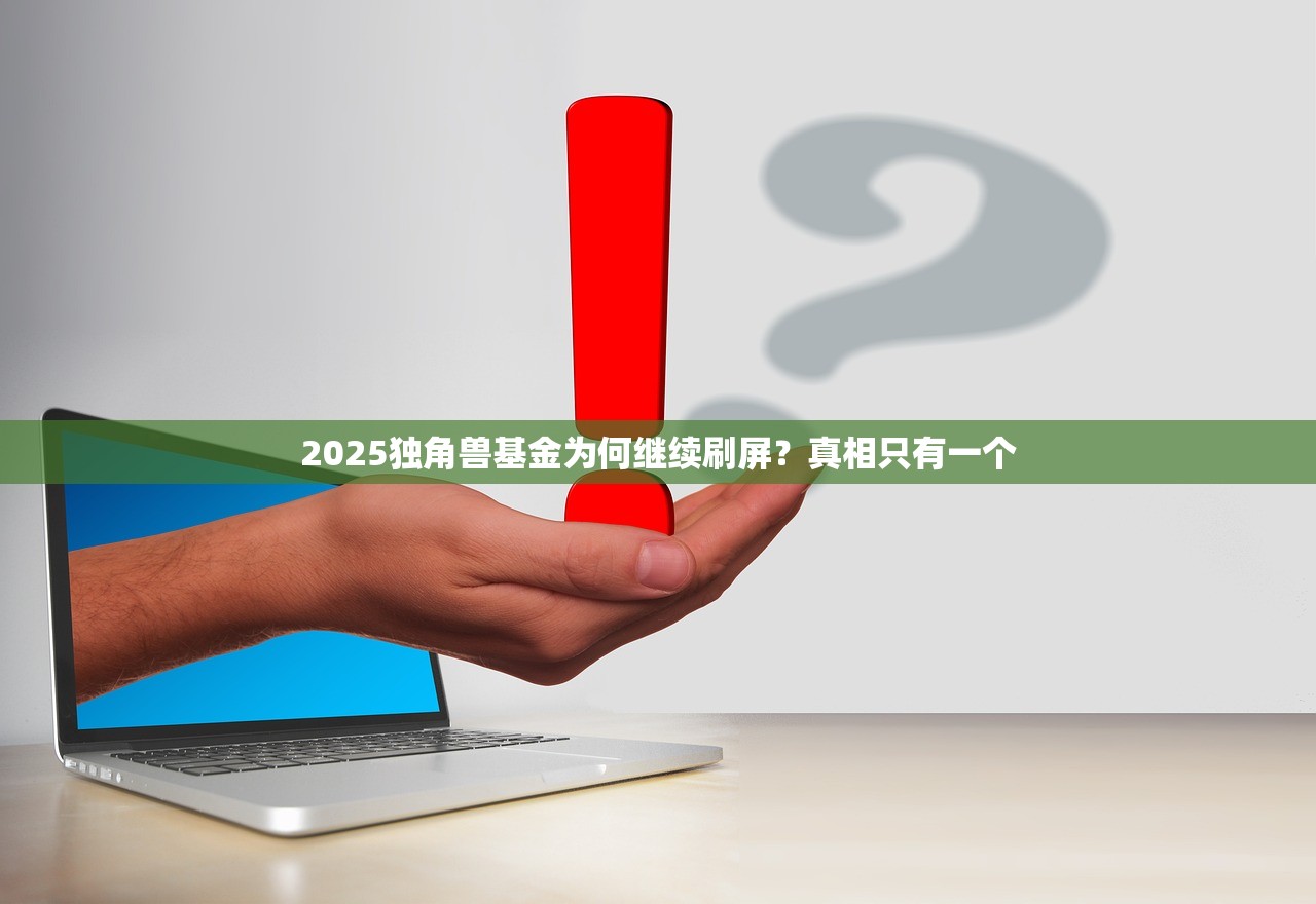 2025独角兽基金为何继续刷屏？真相只有一个
