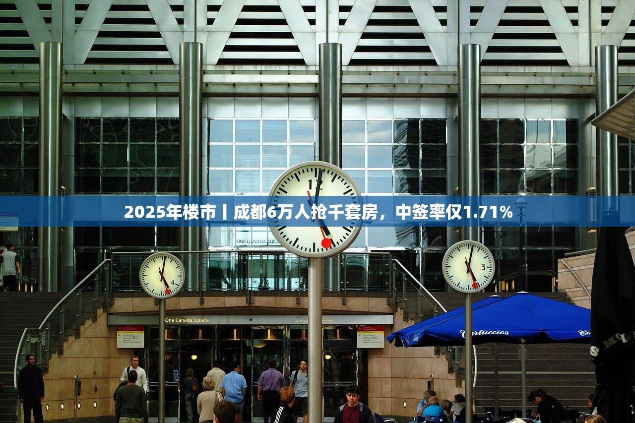 2025年楼市丨成都6万人抢千套房，中签率仅1.71%