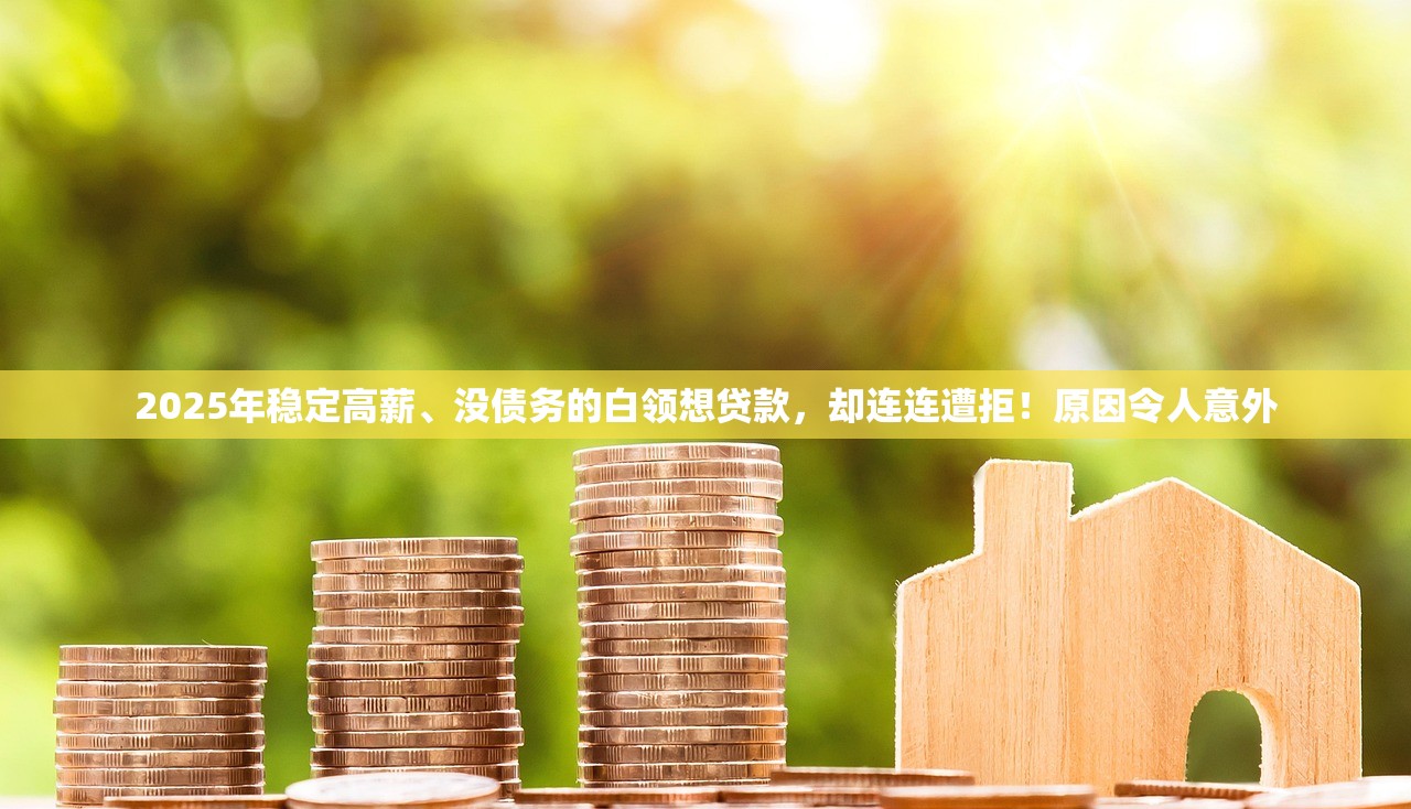 2025年稳定高薪、没债务的白领想贷款，却连连遭拒！原因令人意外