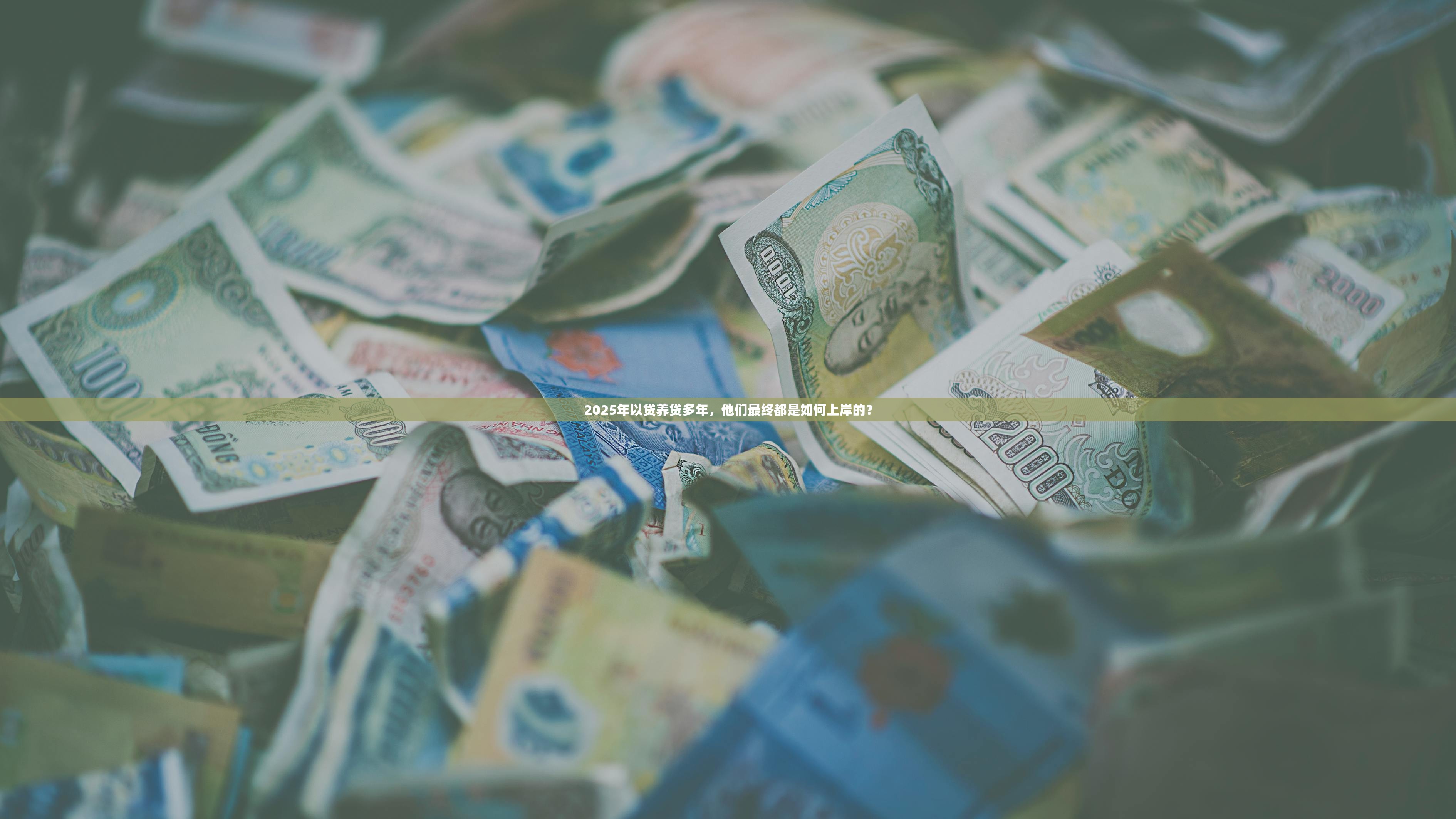 2025年以贷养贷多年，他们最终都是如何上岸的？