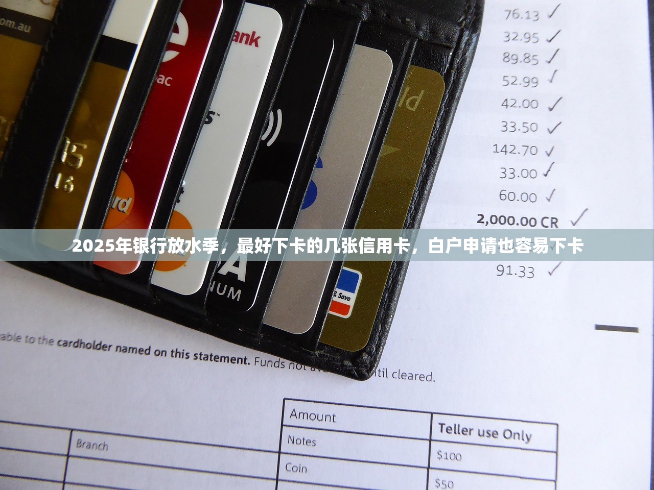 2025年银行放水季，最好下卡的几张信用卡，白户申请也容易下卡