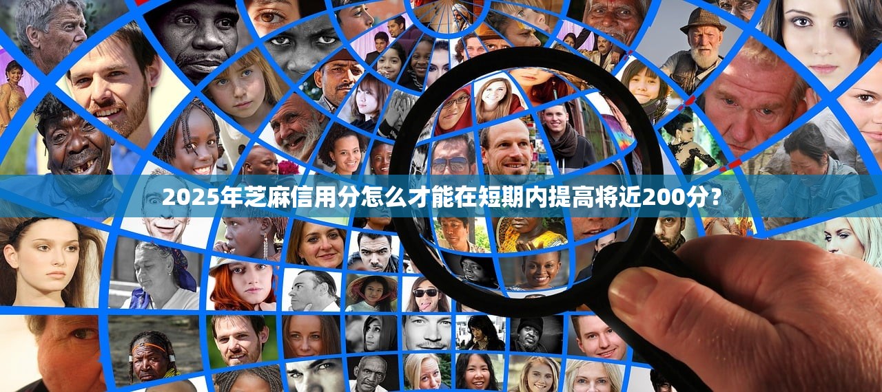 2025年芝麻信用分怎么才能在短期内提高将近200分？