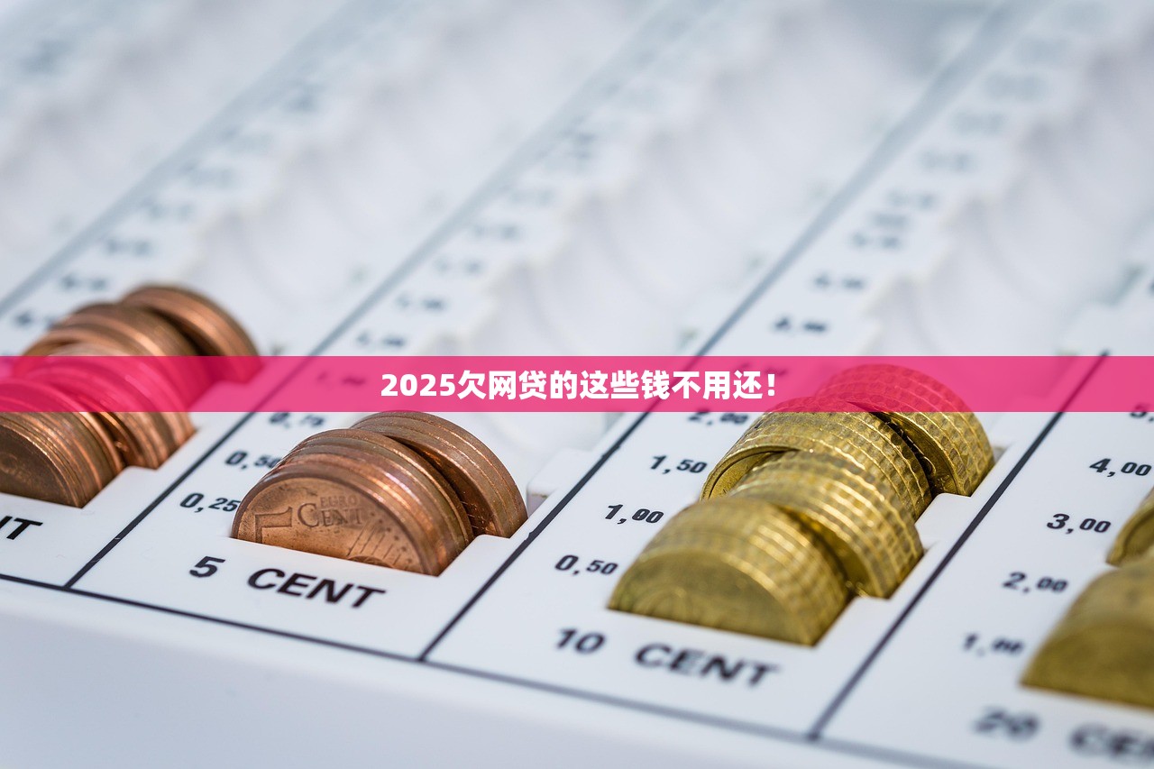 2025欠网贷的这些钱不用还！