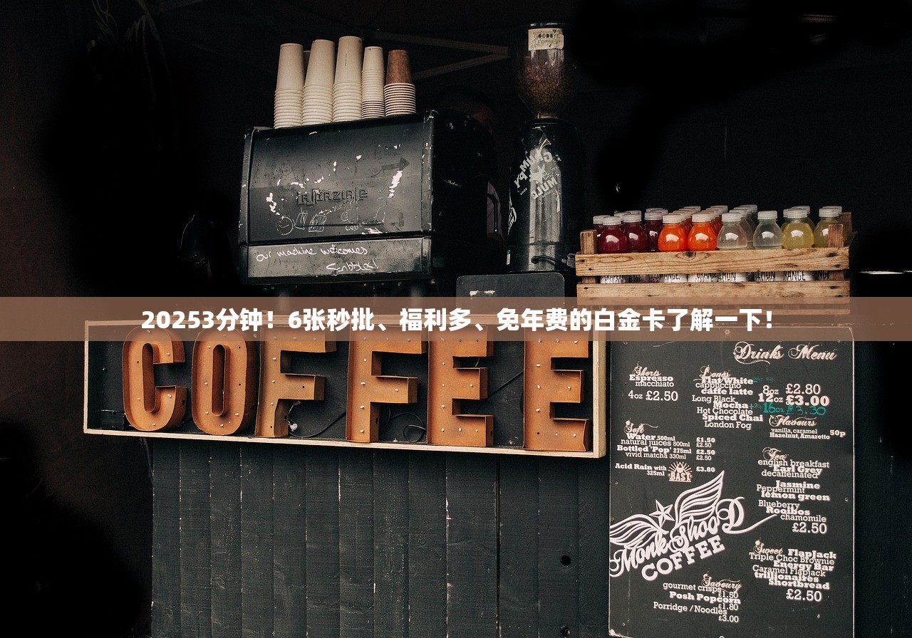 20253分钟！6张秒批、福利多、免年费的白金卡了解一下！